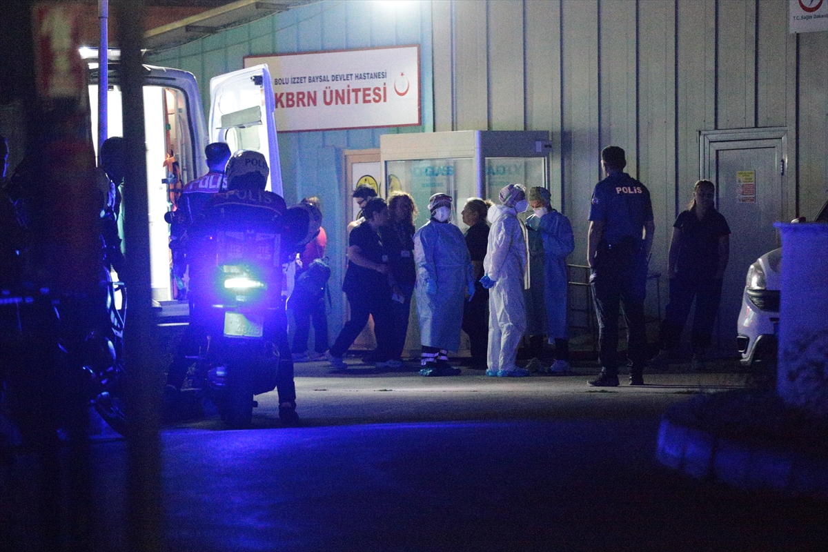 Bolu'da inceledikleri maddeden etkilenen 9 polisten 4'ü taburcu edildi