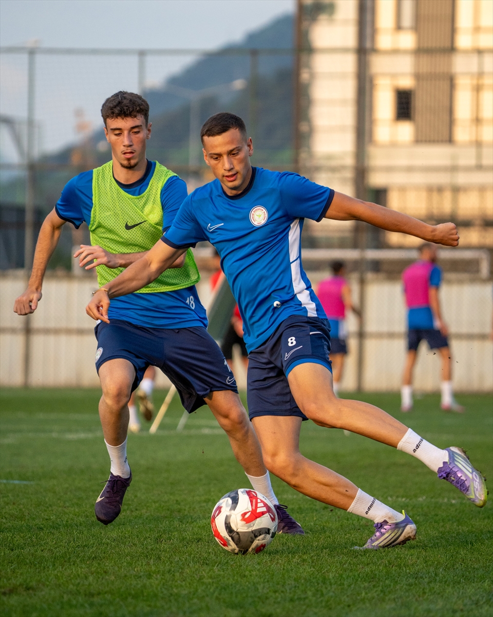Çaykur Rizespor, Gençlerbirliği maçının hazırlıklarına devam etti