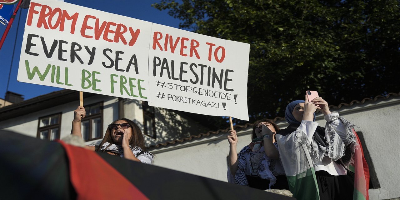 Saraybosna’da Filistin için kağıttan gemiler