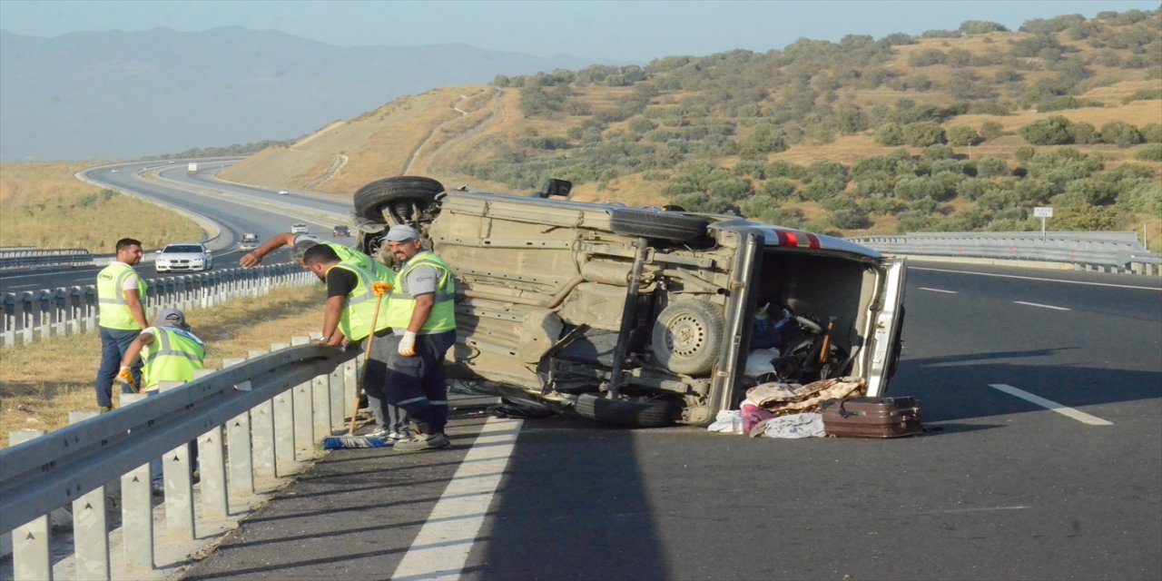 Aydın’da minibüs kazası: 1 ölü, 2 yaralı