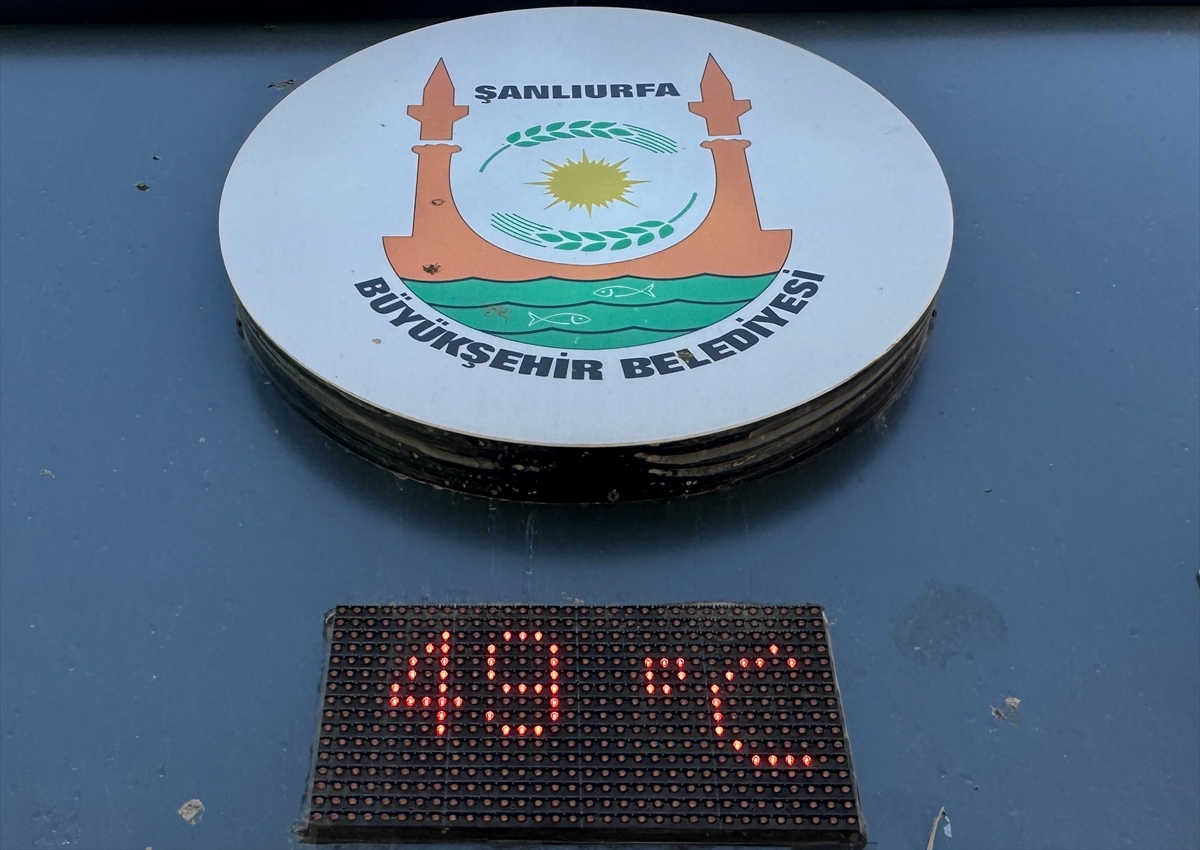 Şanlıurfa'da termometreler 49 dereceyi gösterdi