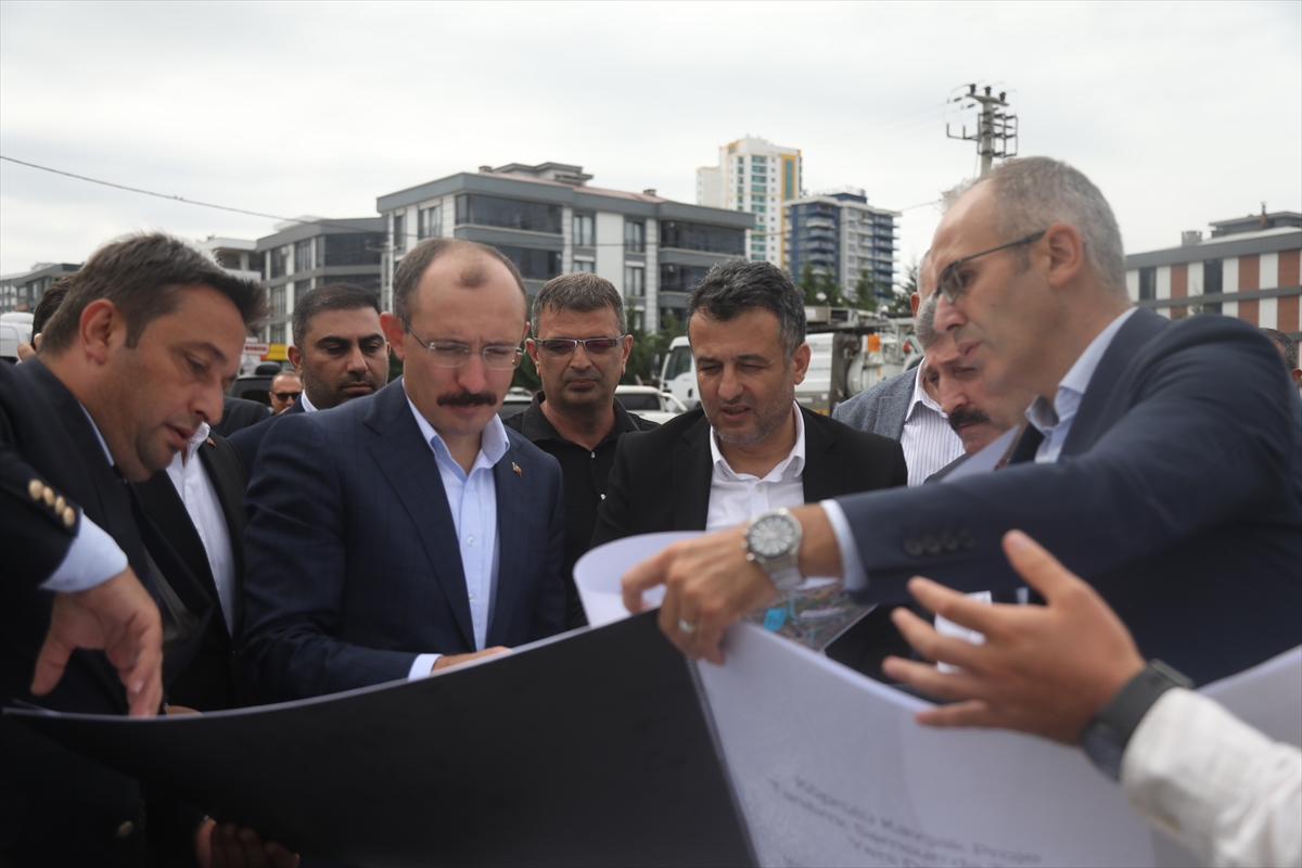 TBMM Plan ve Bütçe Komisyonu Başkanı Mehmet Muş, Samsun'daki projeleri inceledi