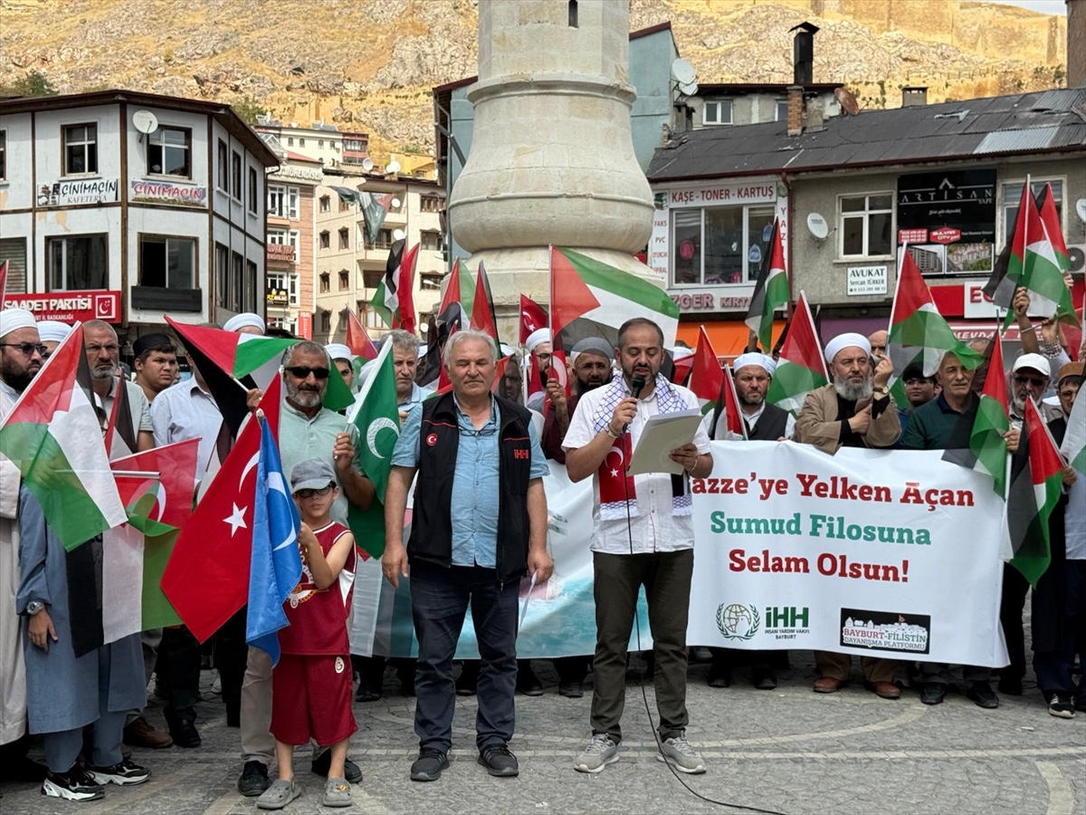 Trabzon, Bayburt ve Ordu'dan Filistin'e ve Küresel Sumud Filosu'na destek