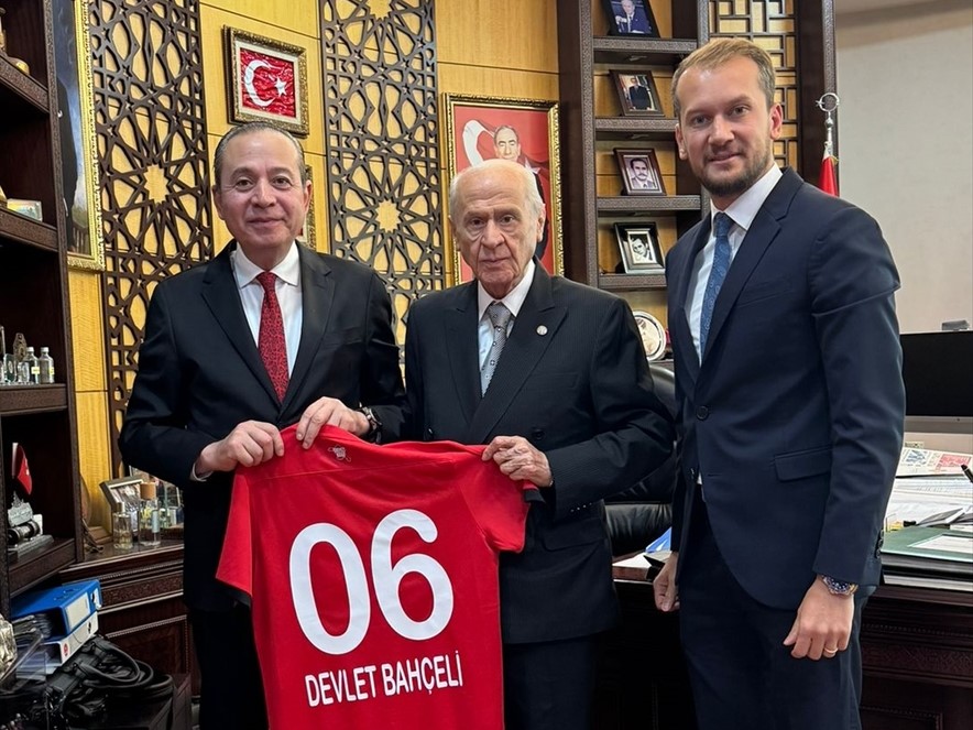 Gençlerbirliği'nden MHP Genel Başkanı Devlet Bahçeli'ye ziyaret