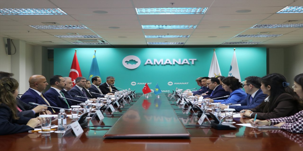 AK Parti ile Kazakistan Amanat Partisi arasında İşbirliği Mutabakat Zaptı imzalandı