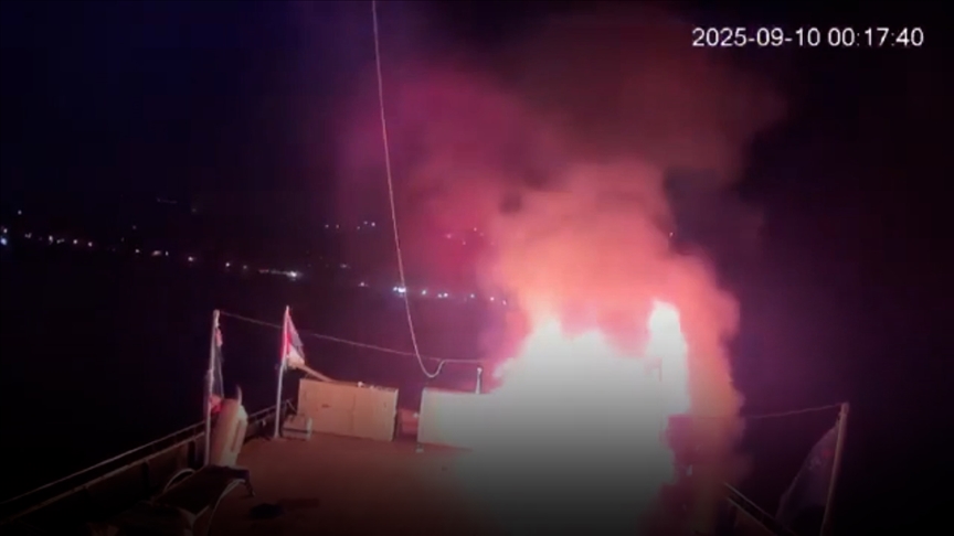 Küresel Sumud Filosu'na yeni bir İHA saldırısı düzenlendi