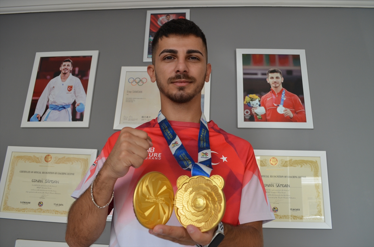 Milli karateci Eray Şamdan, "2025'te üçte üç altın madalya hedefi"ne ilerliyor