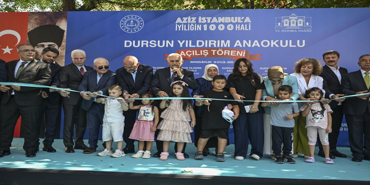 Bahçelievler’de Dursun Yıldırım Anaokulu açıldı, 40 öğrenciye eğitim verecek