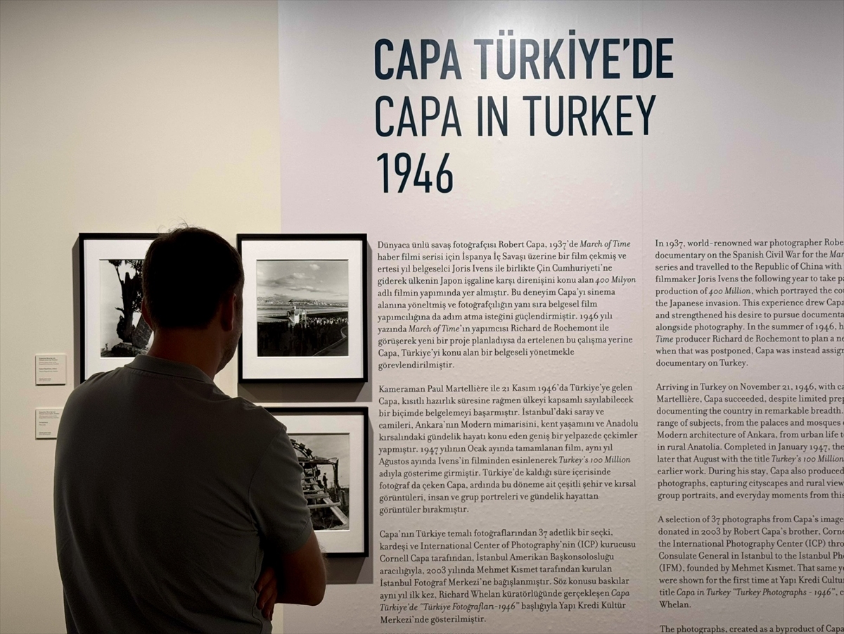 "Robert Capa-Gerçek En İyi Fotoğraftır" sergisi Ara Güler Müzesi'nde açıldı