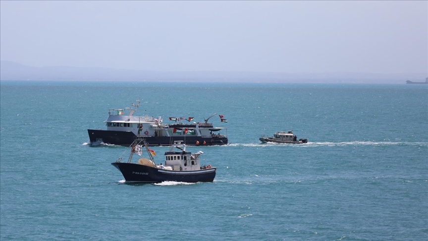 Tunus’taki Küresel Sumud Filosu'nun yarın Gazze'ye hareket etmesi öngörülüyor