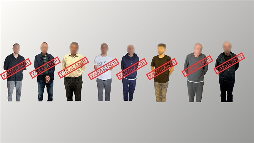 Kırmızı bültenle ve ulusal seviyede aranan 8 suçlu Türkiye'ye getirildi