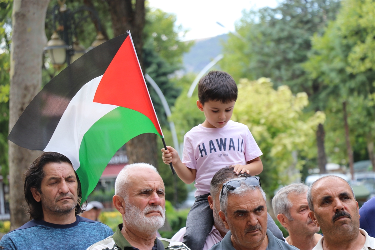 Amasya'dan Filistin'e ve Küresel Sumud Filosu'na destek