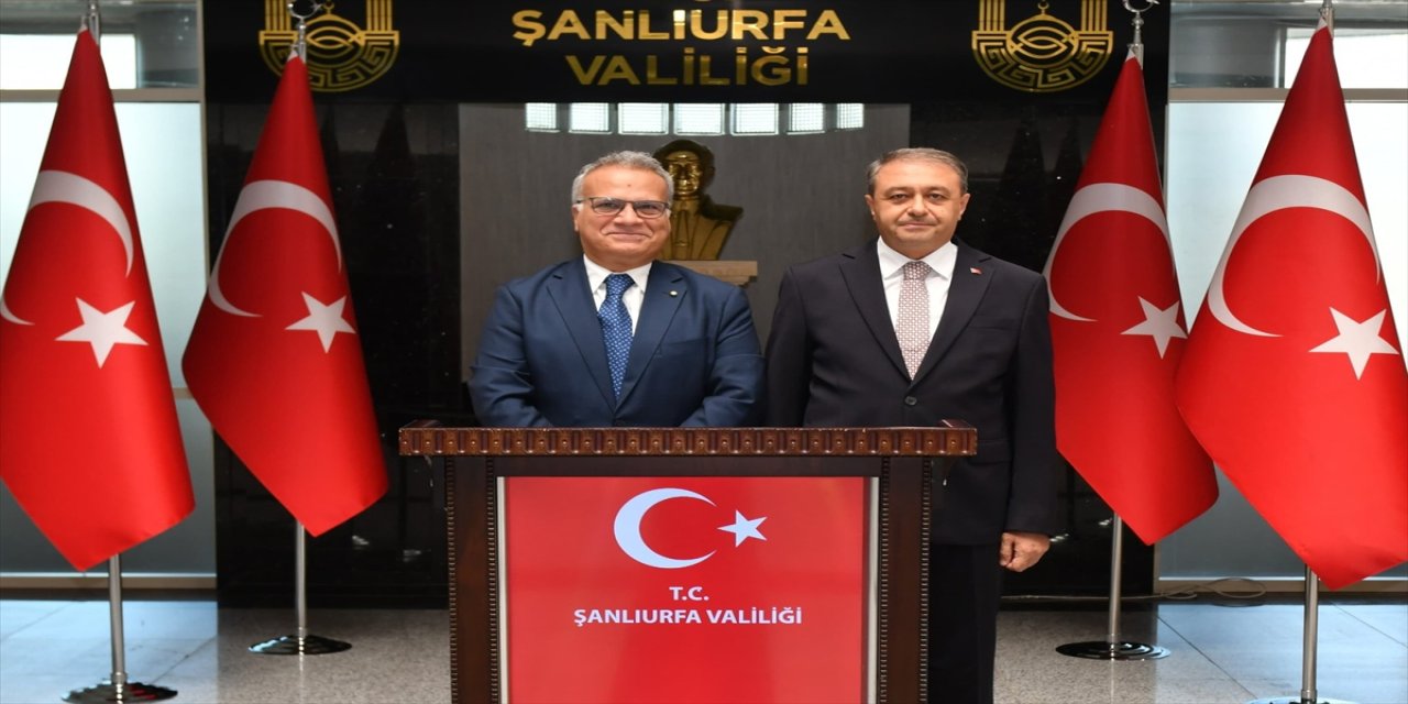 İtalya’nın Ankara Büyükelçisi Marrapodi’den Şanlıurfa Valiliği ve Büyükşehir’e ziyaret