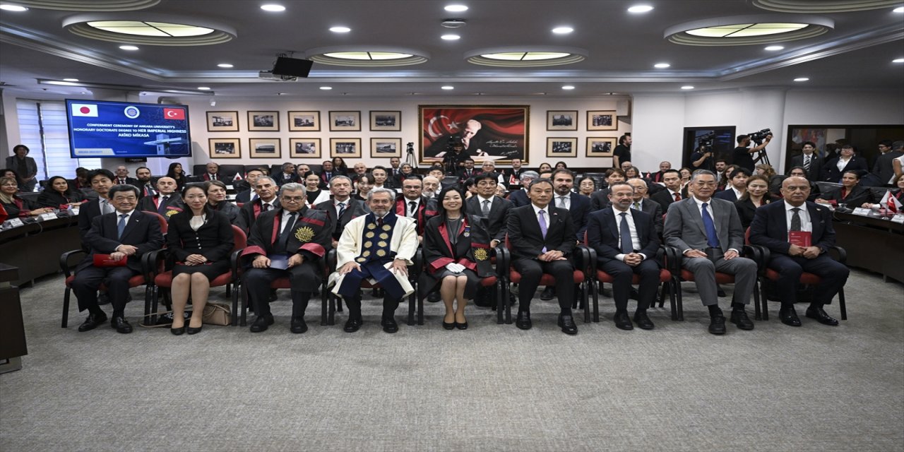 Japonya Prensesi Akiko Mikasa, Ankara Üniversitesi’nden Fahri Doktora Ünvanı Aldı