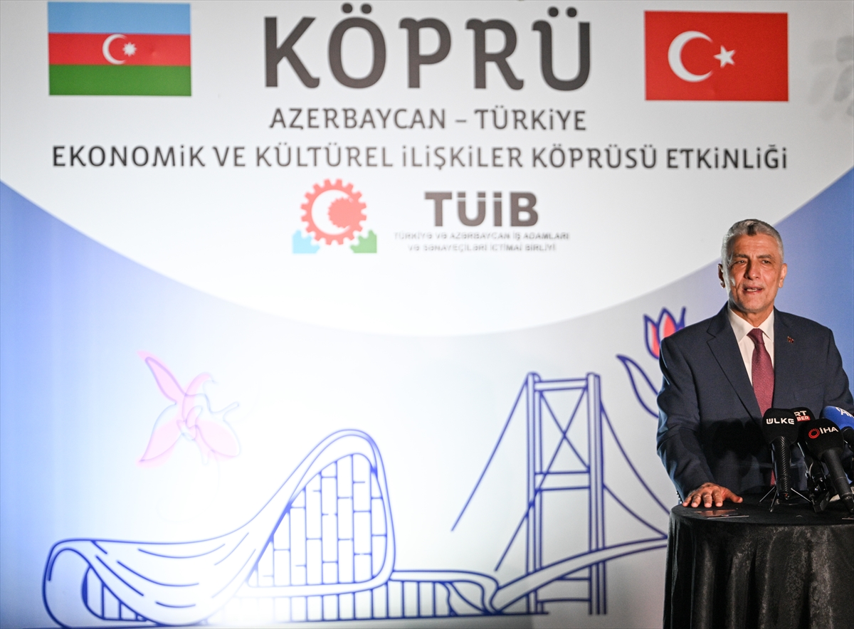Bakan Bolat, Azerbaycan-Türkiye Ekonomik ve Kültürel İlişkiler Köprüsü Etkinliği'nde konuştu: