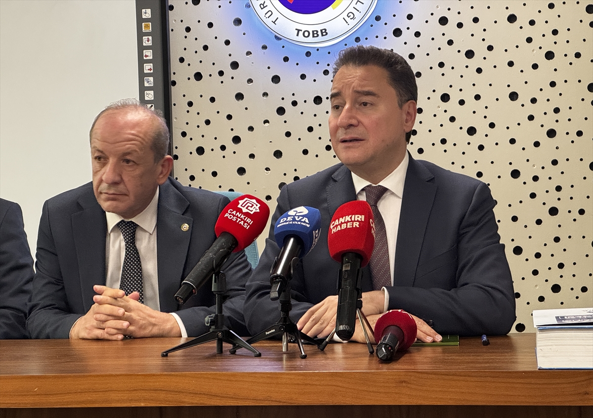 DEVA Partisi Genel Başkanı Babacan, Çankırı'da konuştu: