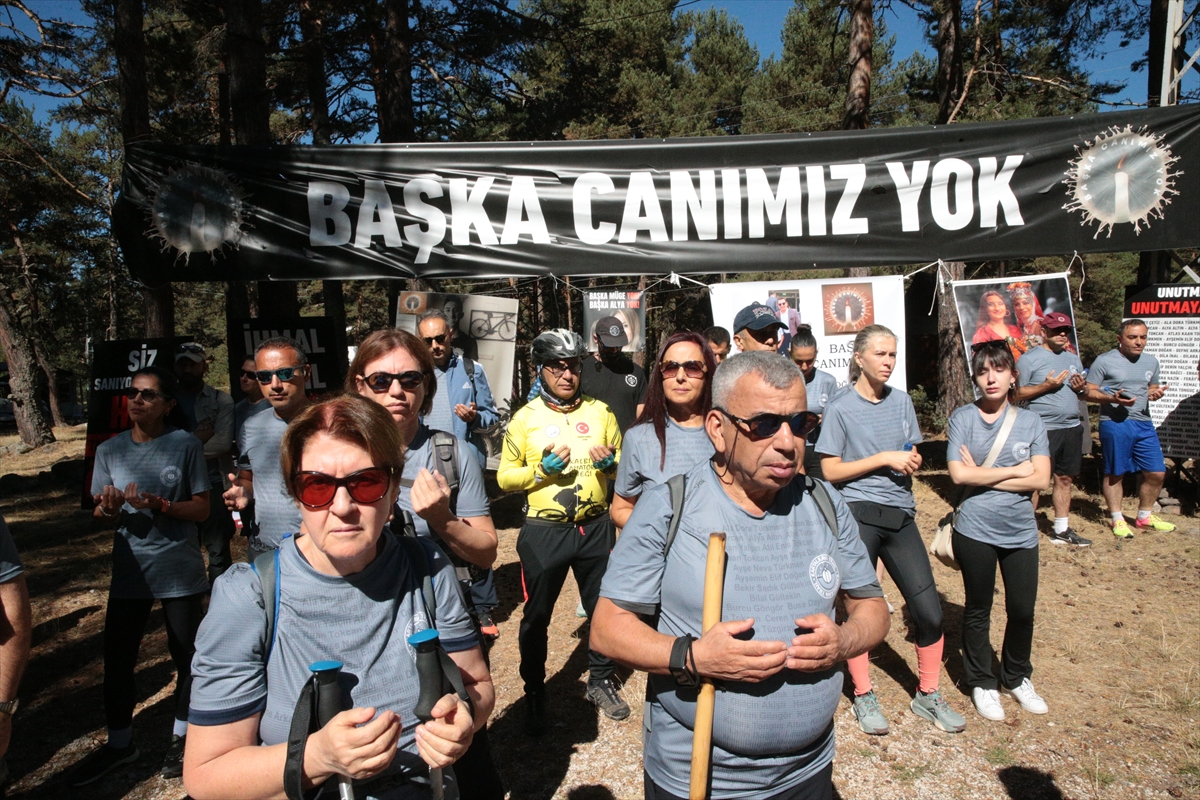 Kartalkaya'daki otel yangınında hayatını kaybedenler spor etkinliğiyle anıldı