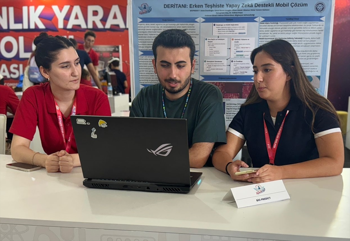 Üniversite öğrencilerinin geliştirdiği yapay zeka destekli mobil çözüm deri hastalıklarını teşhis ediyor