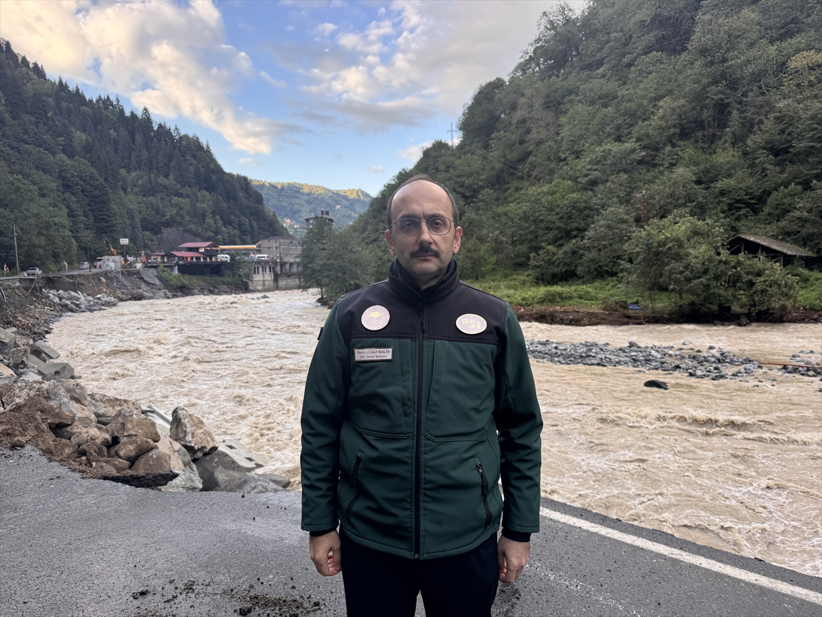 DSİ Genel Müdürü Balta'dan, Rize'deki sağanak sonrası uyarı
