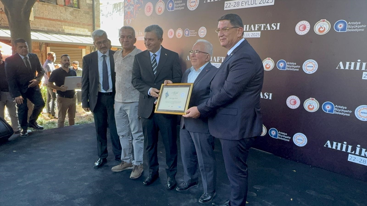 Antalya'da Ahilik Haftası kutlama etkinlikleri başladı