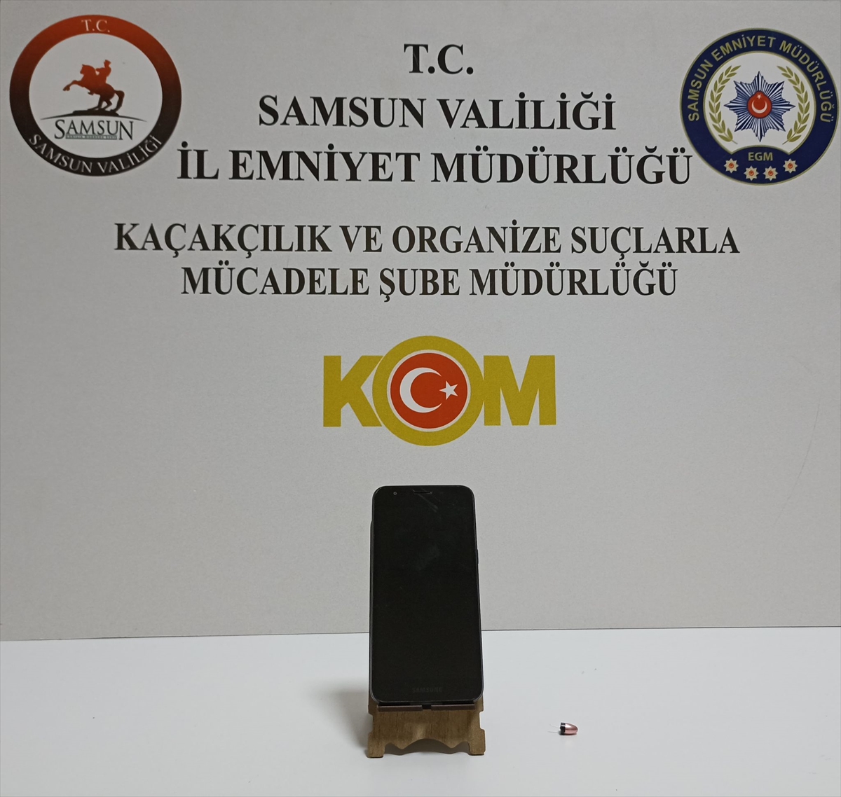 Samsun'da ehliyet sınavında usulsüzlük yapan şüpheli yakalandı