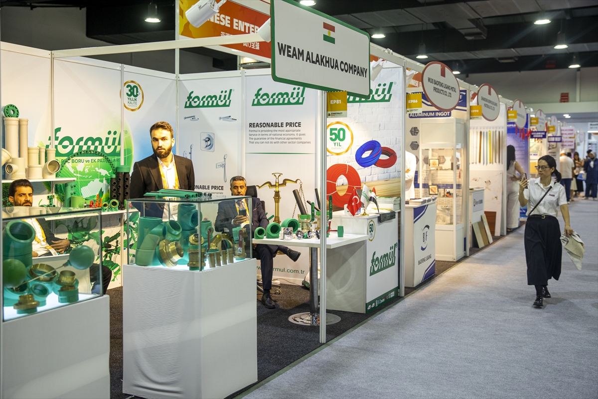 Erbil fuarına katılan Türk şirketleri Ortadoğu'daki pazar paylarını arttırmak istiyor