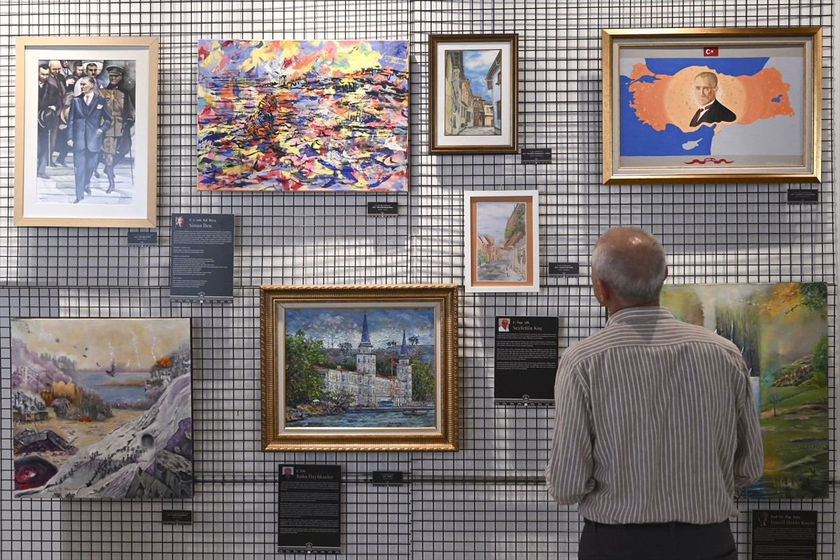 Ankara Kültür Yolu Festivali kapsamında "Asker Ressamlar" sergisi açıldı