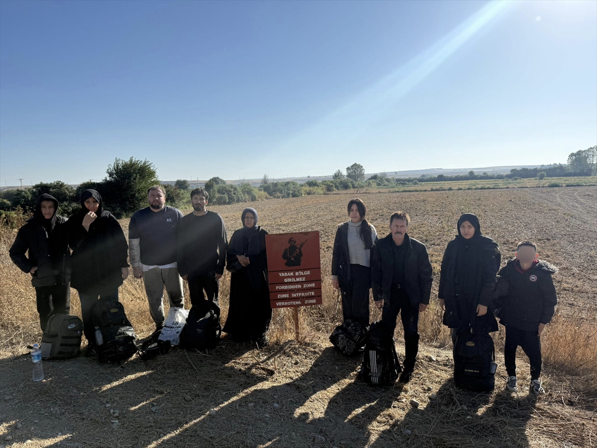 Edirne'de 18 düzensiz göçmen yakalandı