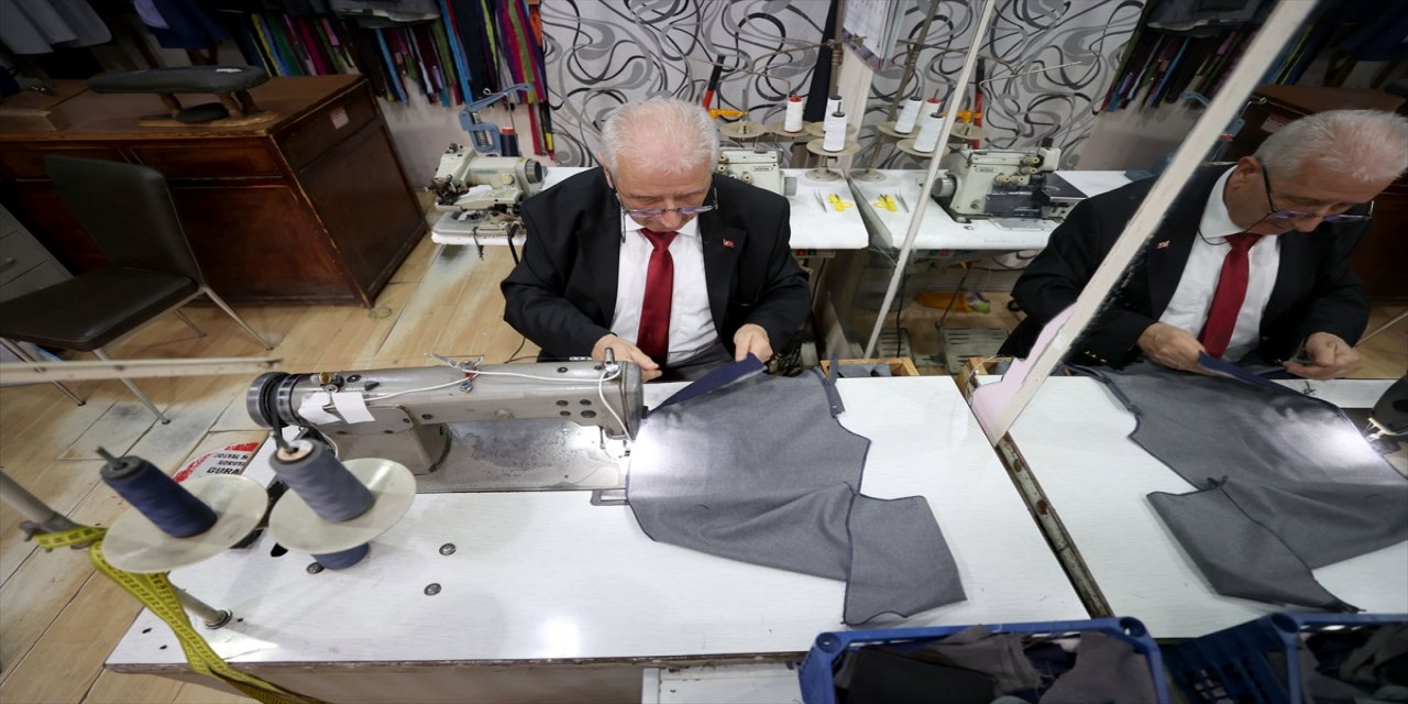 Vize’de 56 yıllık terzi Mustafa Tekin, mesleğine bağlılığıyla “Yılın Ahisi” seçildi