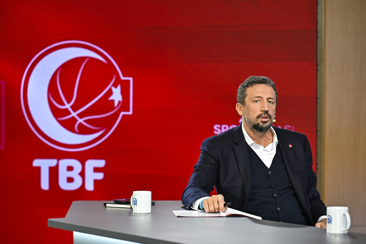 TBF Başkanı Hidayet Türkoğlu, AA Spor Masası'nın konuğu oldu