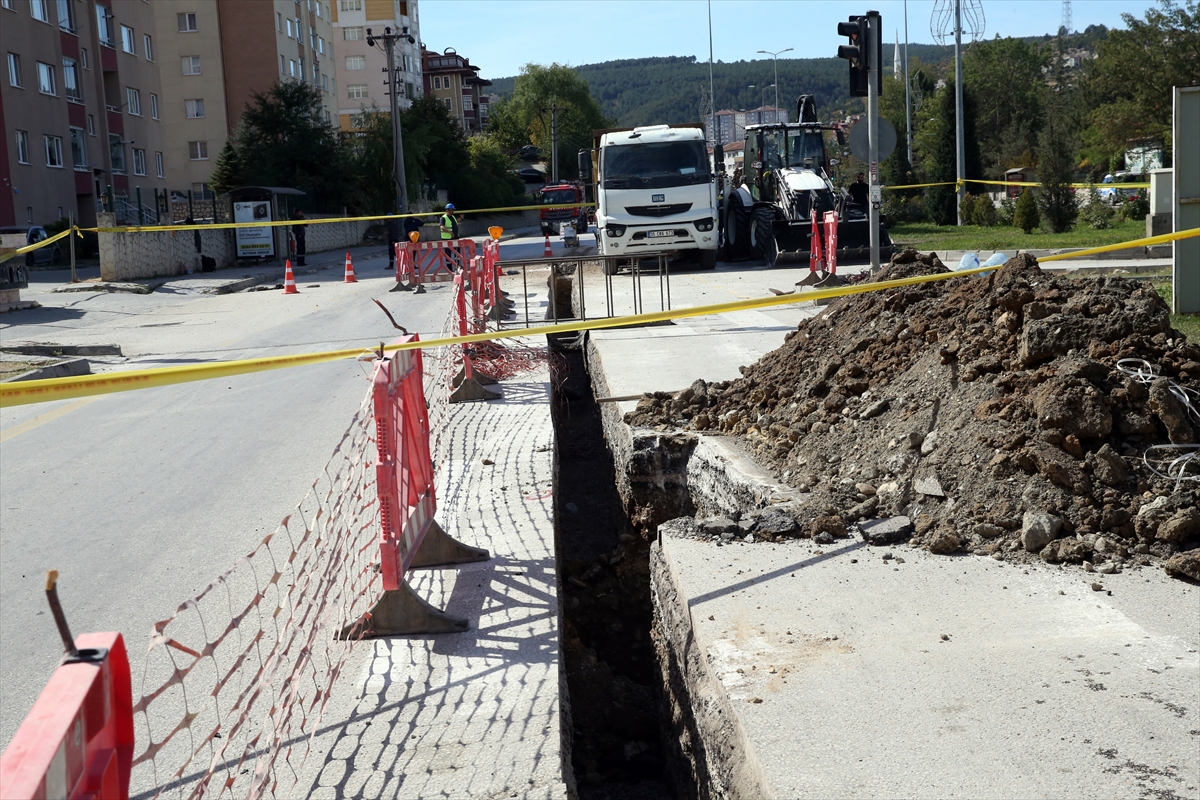 Görünmez Kaza. Kastamonu'da elektrik altyapı çalışması sırasında doğal gaz borusu delindi