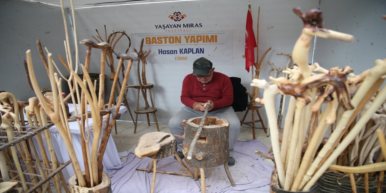 Edirne Yaşayan Miras Festivali devam ediyor: 33 kültürel miras taşıyıcısı, el sanatlarını ziyaretçilerle buluşturuyor