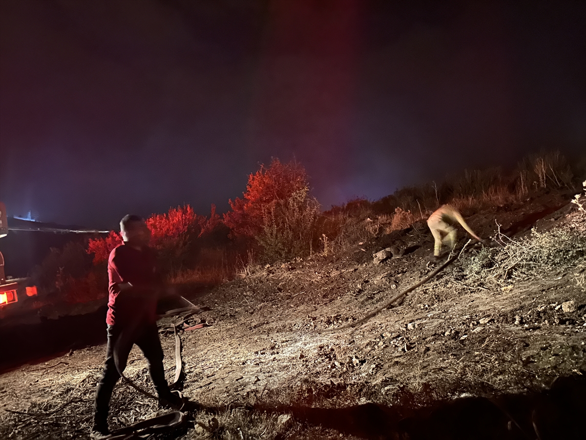 Isparta'da çıkan orman yangını söndürüldü