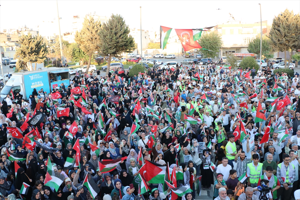 Kilis'te Küresel Sumud Filosu'na destek