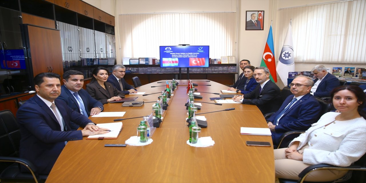 TİHEK Başkanı Altun ve Azerbaycan Ombudsmanı Aliyeva, insan hakları işbirliği ve küresel adaletsizliklere mücadeleyi görüştü.