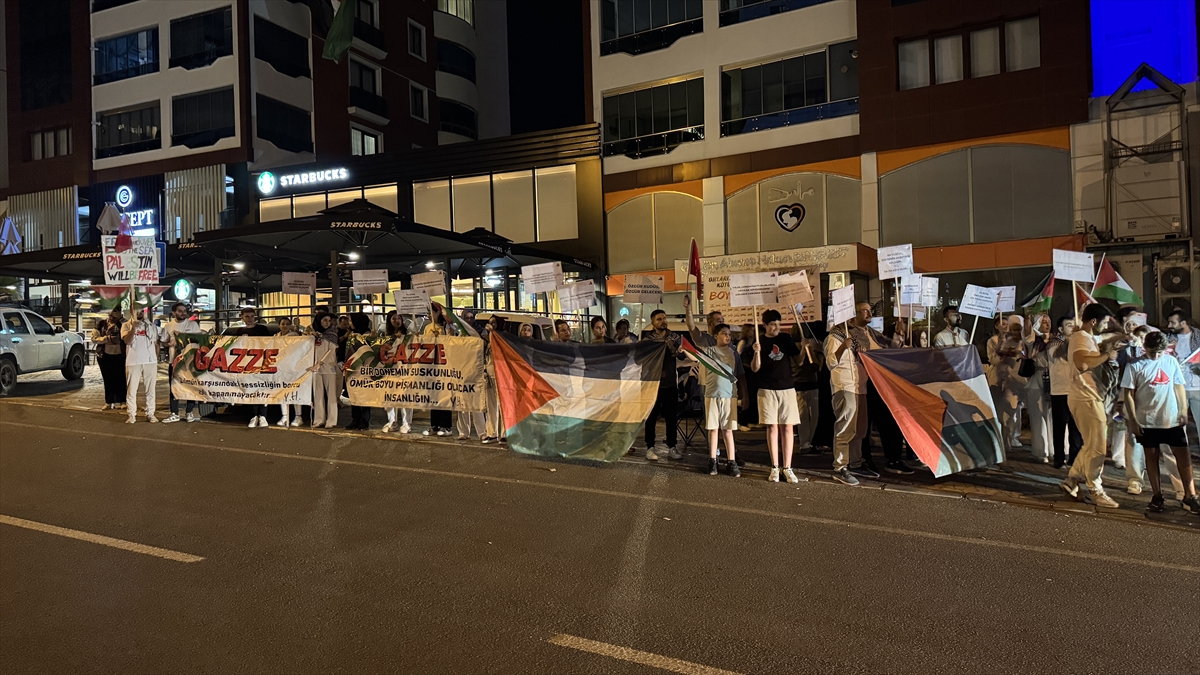 Kahramanmaraş'ta İsrail'in saldırıları protesto edildi