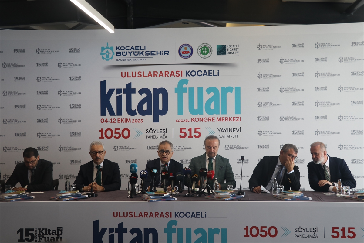 "15. Kocaeli Kitap Fuarı", 4 Ekim'de başlıyor