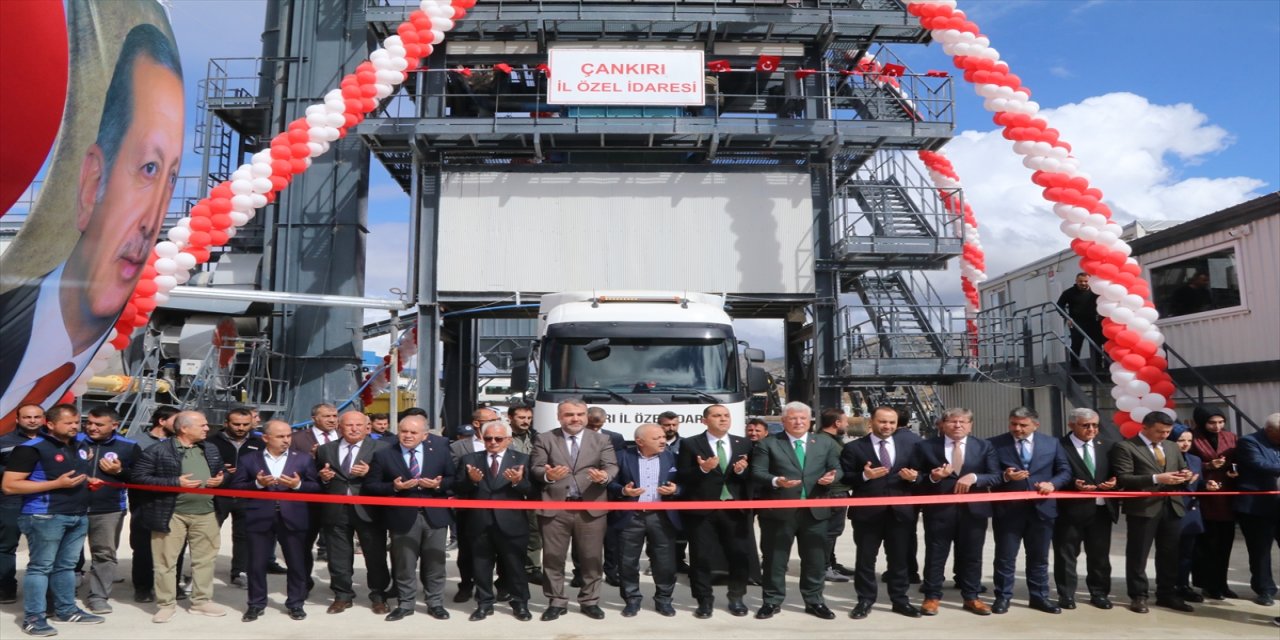 Çankırı’ya dev yatırım: Asfalt Plenti Tesisi ve Bitüm Depolama Havuzu törenle açıldı