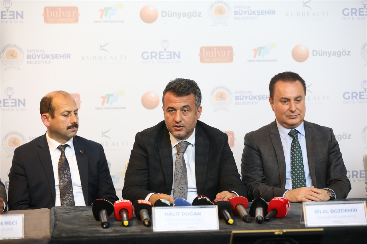 Uluslararası Samsun Açık WTA 125 Tenis Turnuvası'nın tanıtımı yapıldı