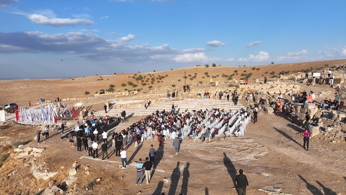 Tarihi Zerzevan Kalesi'nde müzik grubu "Allegra Ensemble" konser verdi