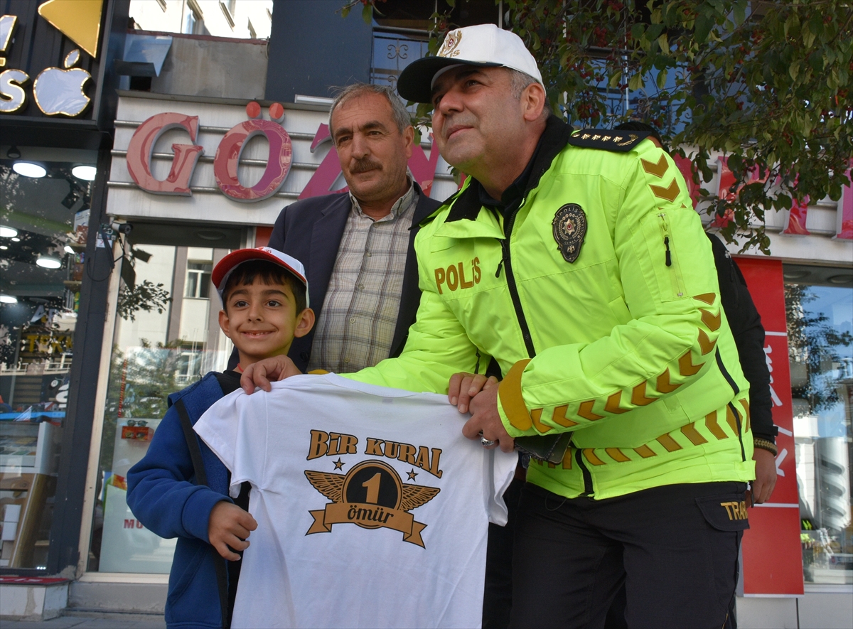 Erzurum'da "önce yaya" kuralının yaygınlaştırılması için havadan ve karadan denetim yapıldı