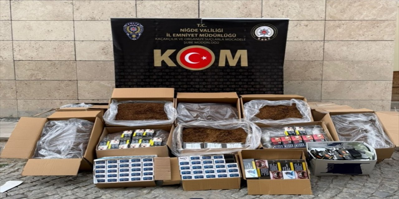 Niğde’de kaçakçılık operasyonu: 3 gözaltı