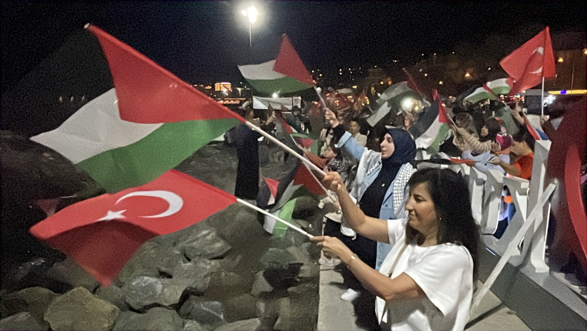 Aydın'dan  Küresel Sumud Filosu'na destek