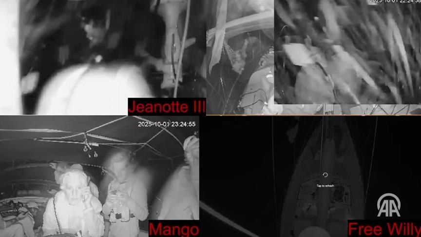 İsrail ordusu, Küresel Sumud Filosu'ndaki gemilerden 25 Türk aktivisti alıkoydu