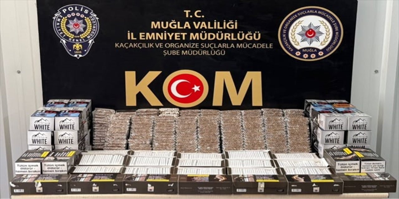 Muğla’da tütün kaçakçılığı operasyonunda 11 şüpheli yakalandı