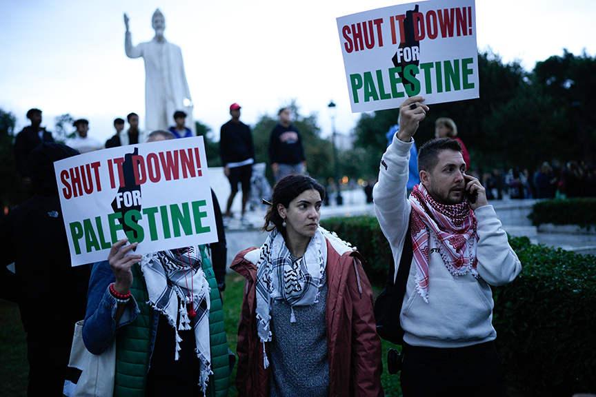 Yunanistan'da Küresel Sumud Filosu’na saldırı protesto edildi