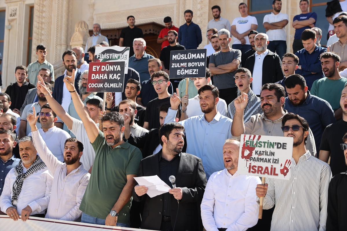 Siirt, Mardin ve Elazığ'da İsrail'in Küresel Sumud Filosu'na saldırısı protesto edildi