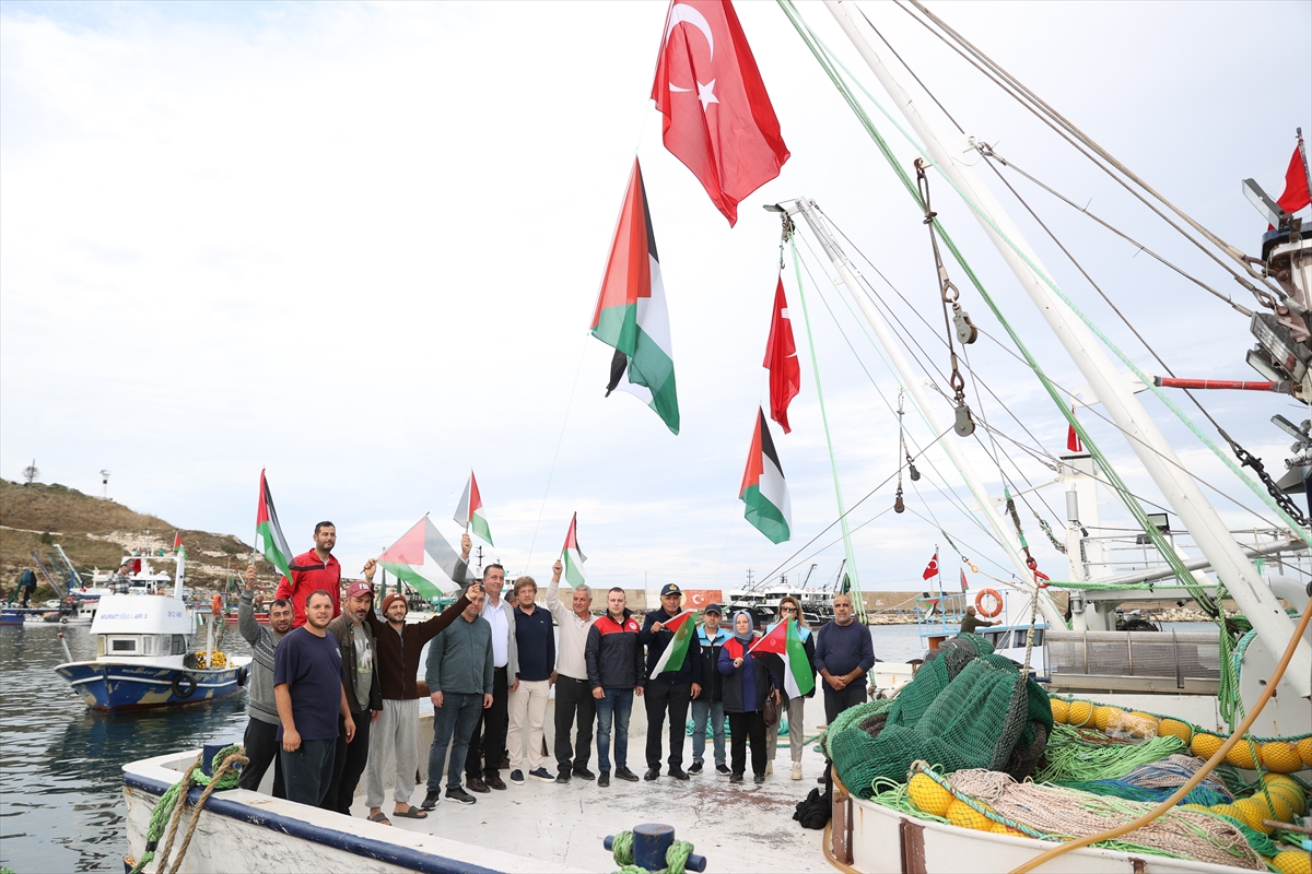 Kırklareli'nde Küresel Sumud Filosu'nu "selamlama" etkinliği düzenlendi