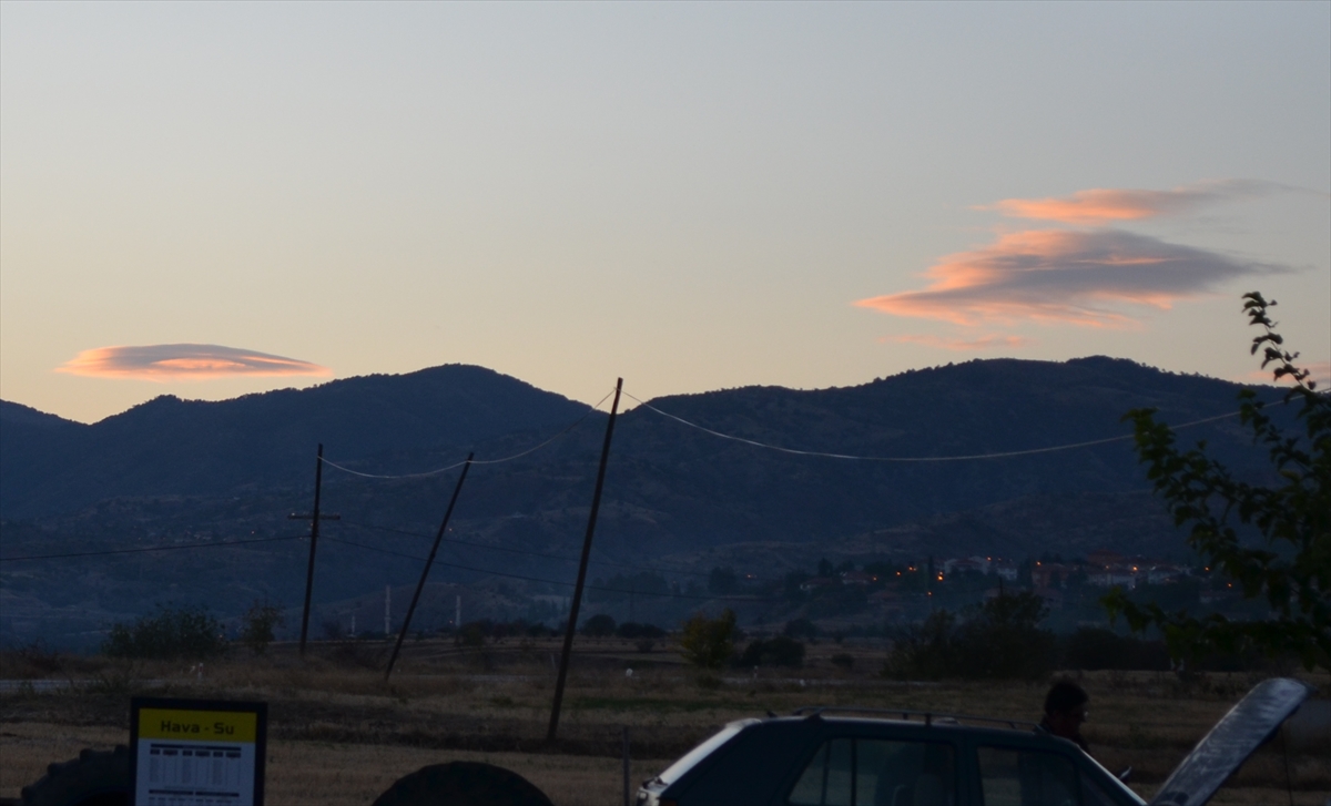 Çorum'da mercek bulutu görüntülendi