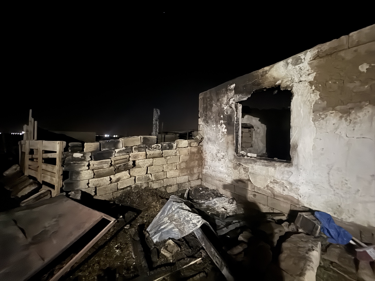 Niğde'de ahırda çıkan yangında 170 koyun telef oldu